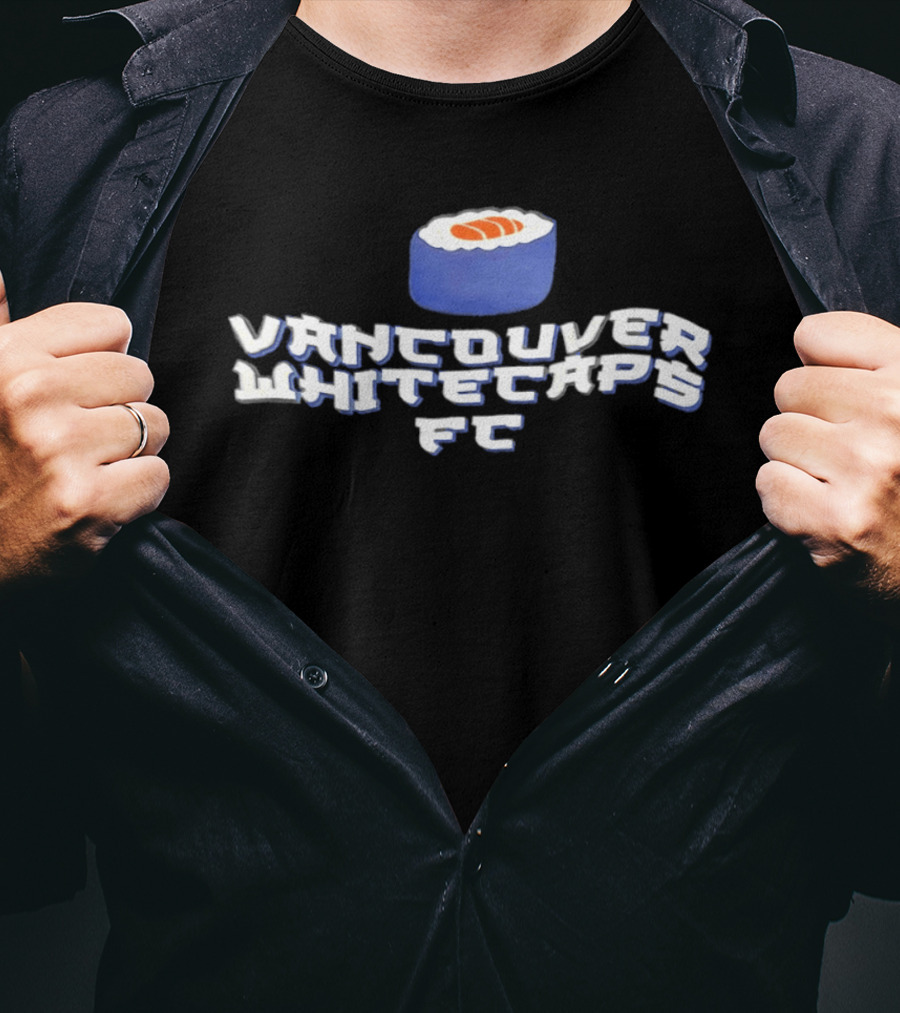 Vancouver Whitecaps FC Sushi Roll Soccer Fan T-Shirt