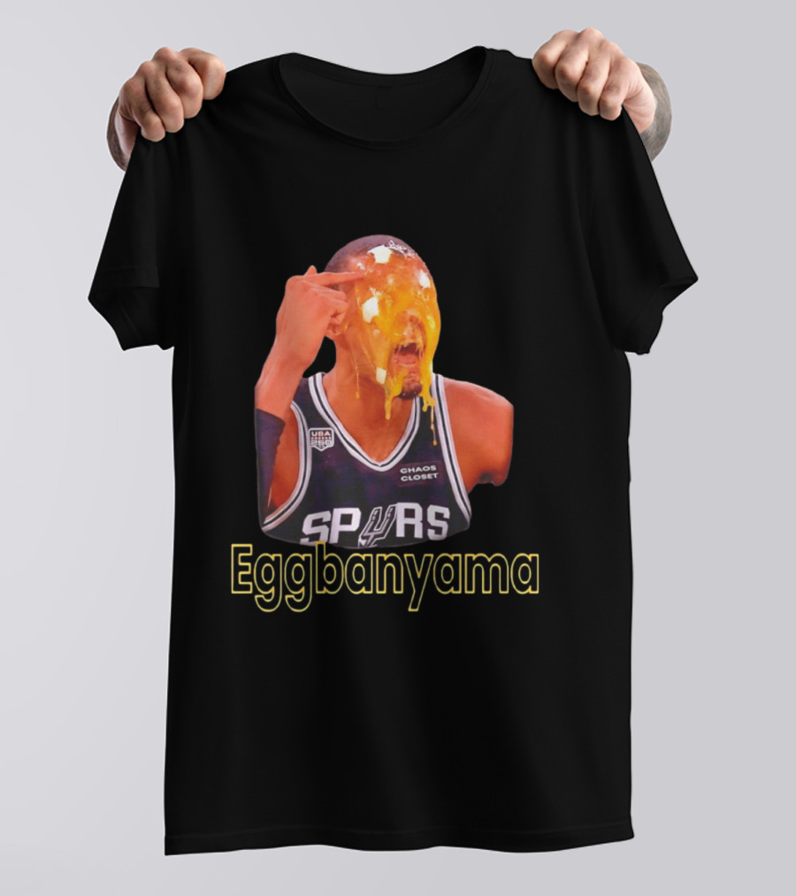 Eggbanyama Spurs Basketball Chaos Closet T-Shirt