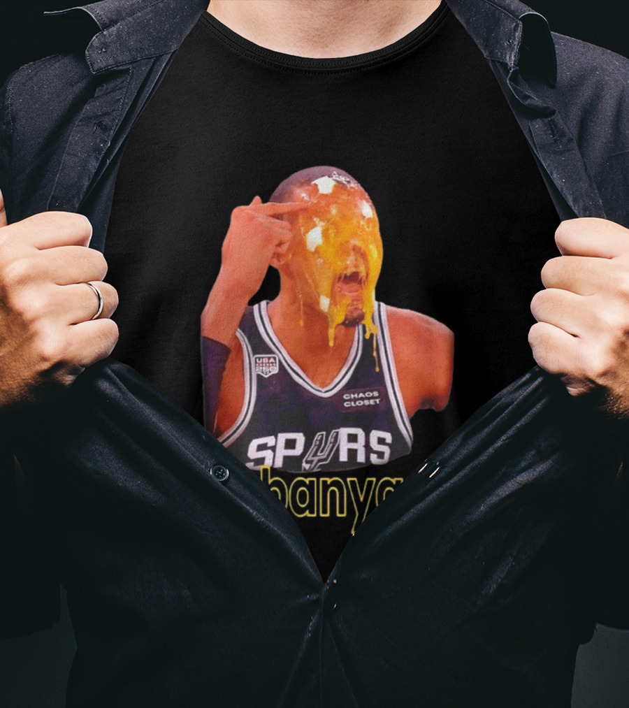 Eggbanyama Spurs Basketball Chaos Closet T-Shirt