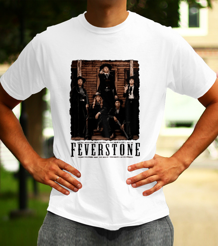Feverstone Indiana Fever WNBA Basketball Team Western T-Shirt