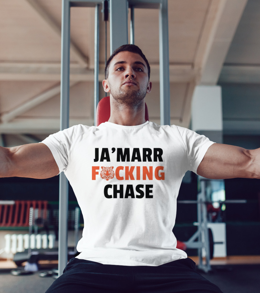 Cincinnati Bengals Ja'Marr Chase Football Tiger T-Shirt