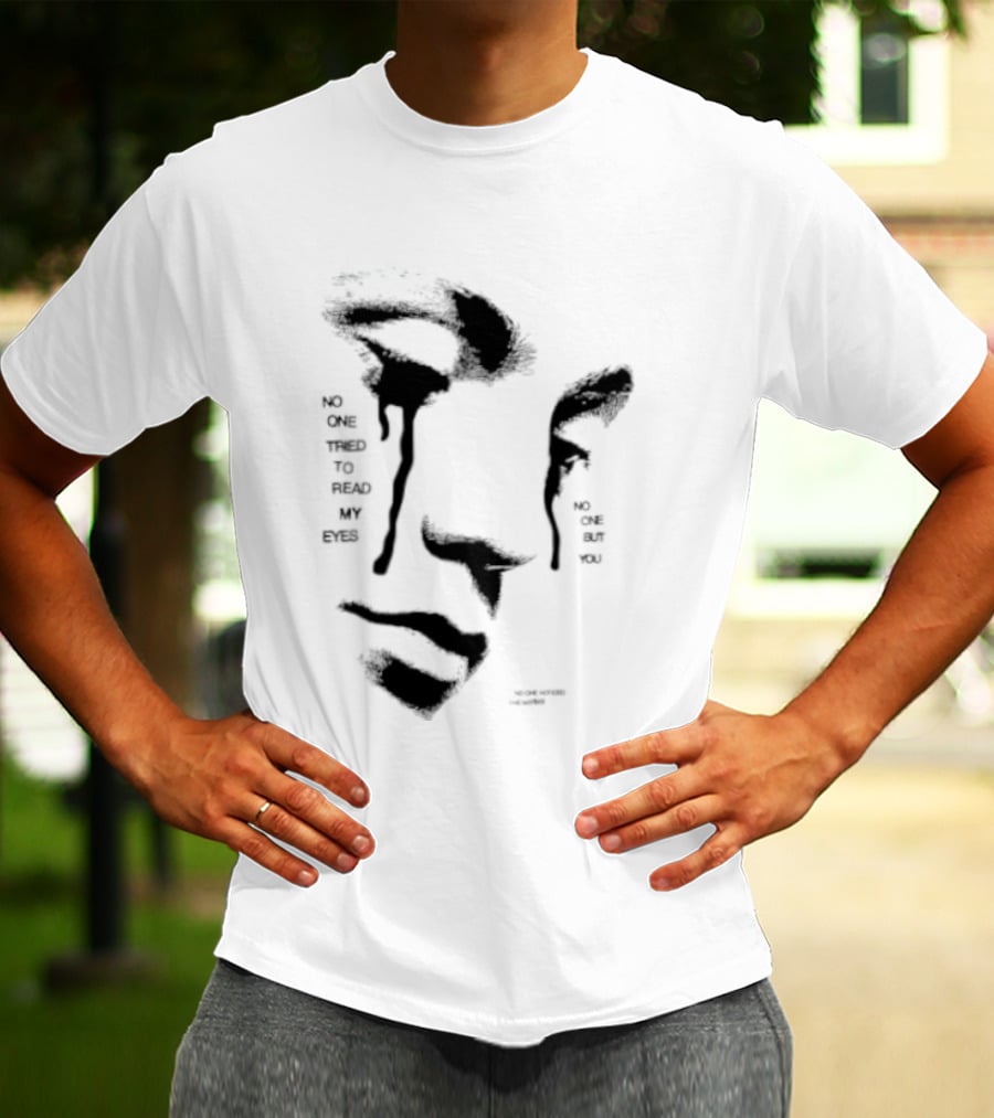 No One Tried To Read My Eyes The Marias Stylized Face T-Shirt