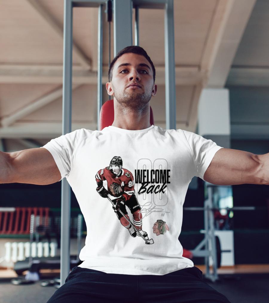 Patrick Kane 88 Chicago Blackhawks Welcome Back T-Shirt