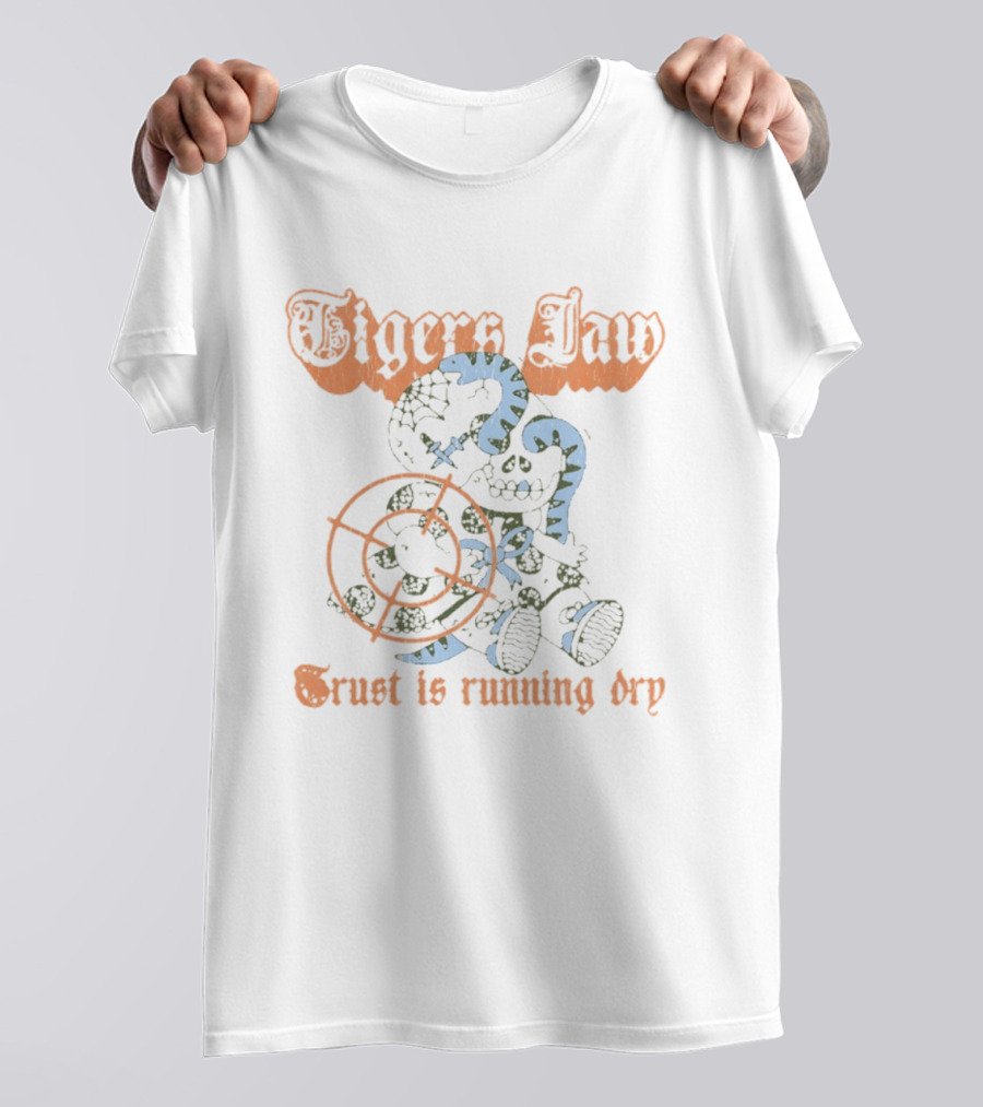 Tigers Jaw Trust Is Running Dry Indie Rock Stuffed Bear T-Shirt