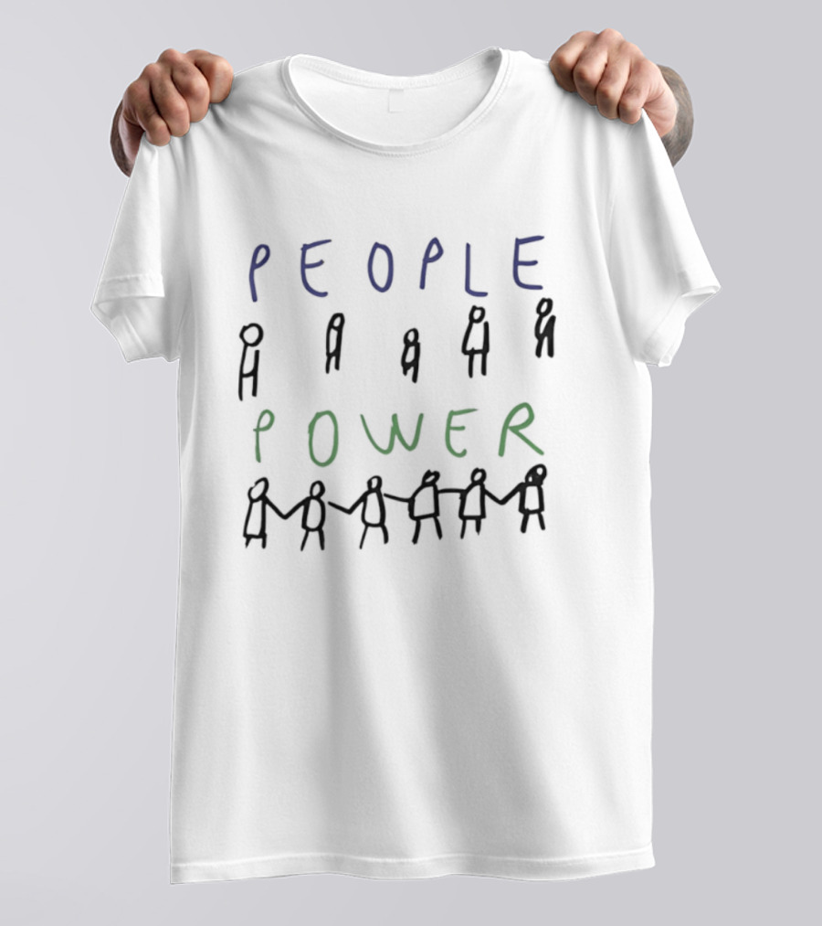 PEOPLE POWER Activism Social Justice Unity Togetherness T-Shirt