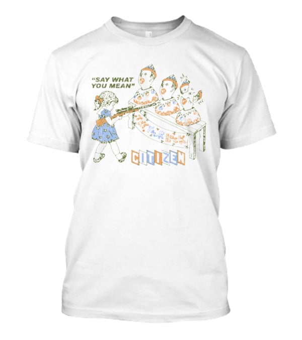 Say What You Mean Try Your Luck Citizen Vintage Arcade Duck Shooting Game T-Shirt