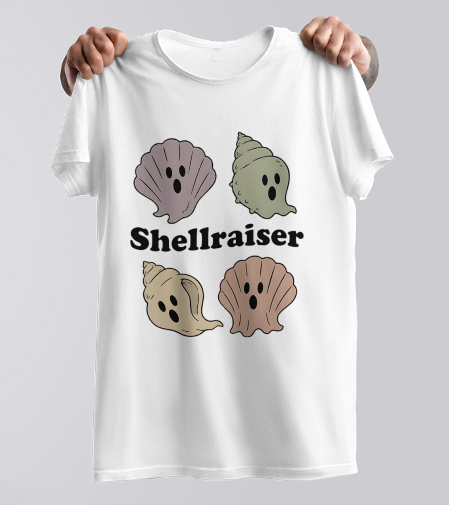Shellraiser Ghost Shells Spooky Ocean T-Shirt