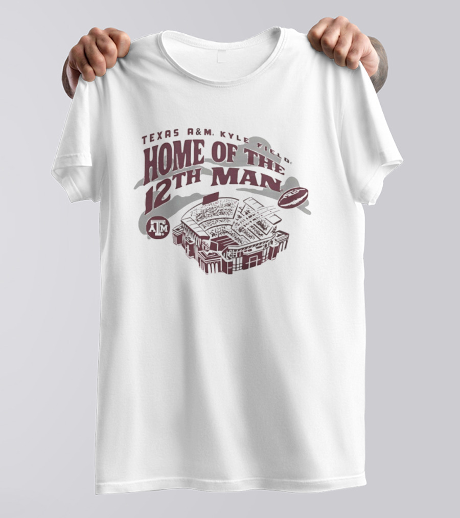 Texas A&M Kyle Field Home Of The 12th Man Stadium Football T-Shirt