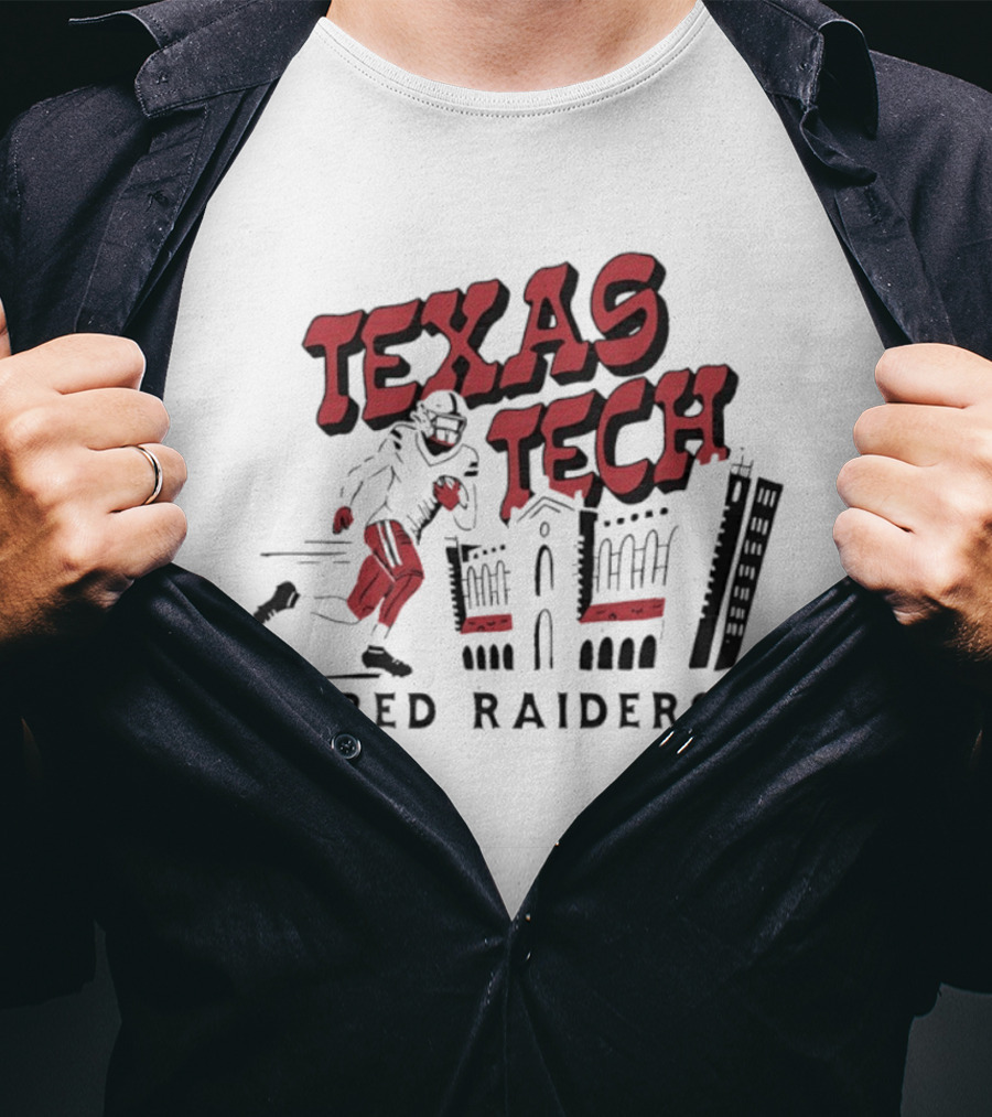 Texas Tech Red Raiders 2026 NCAA Football Player Running T-Shirt