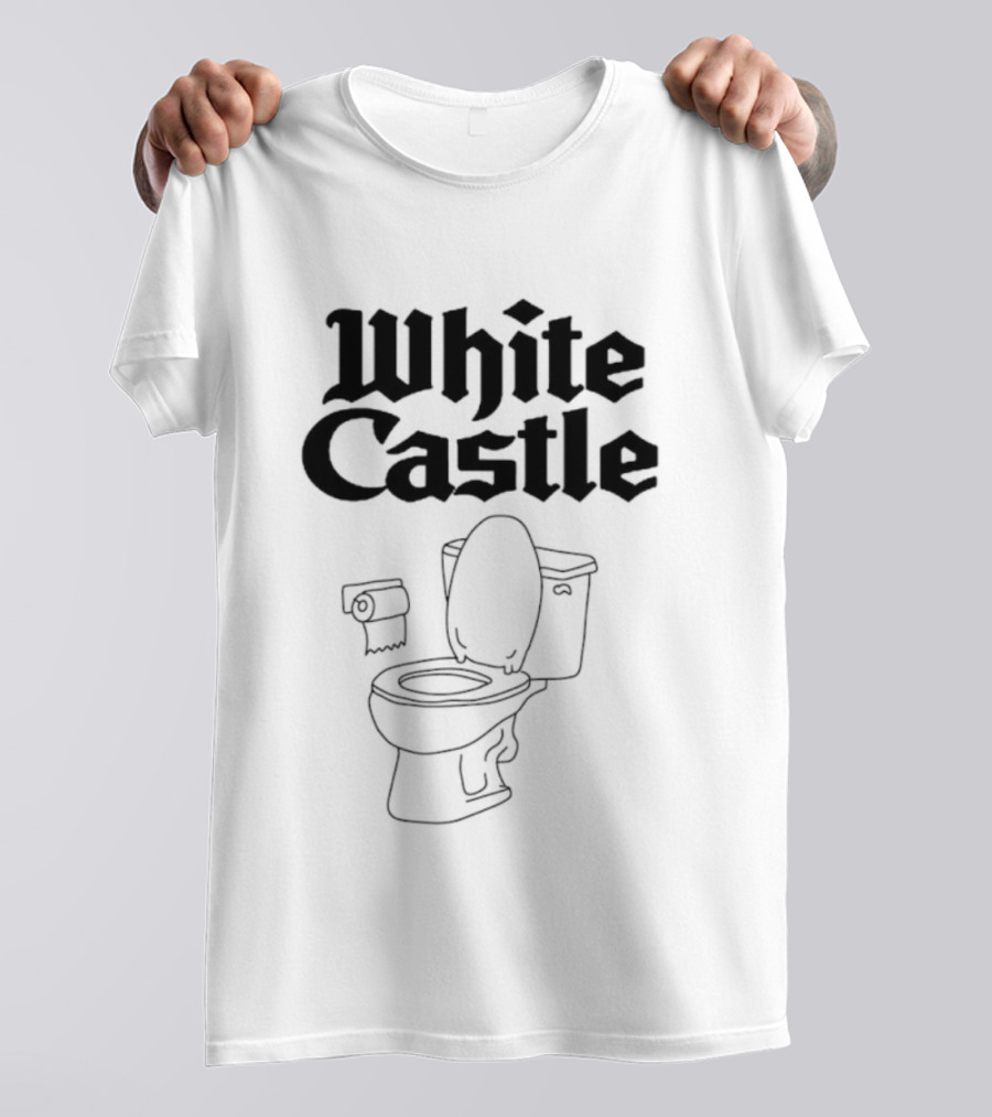 White Castle Toilet Bathroom Humor Fast Food T-Shirt