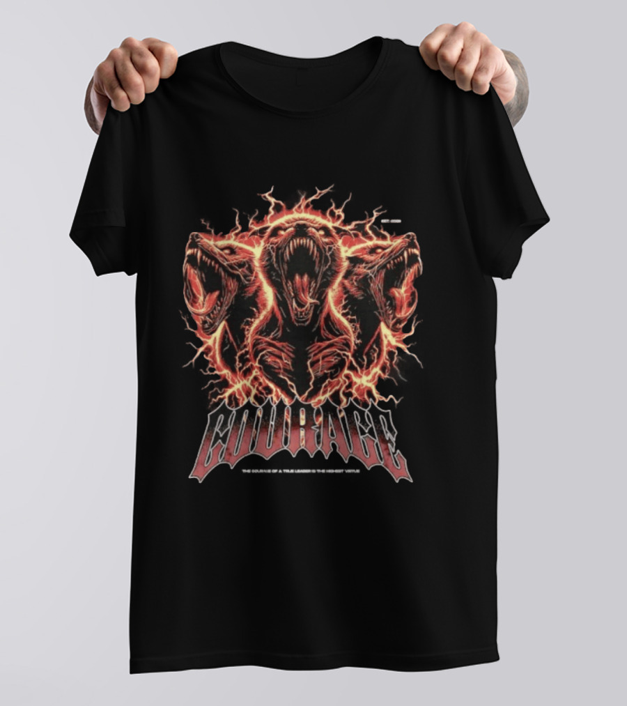 Courage Brand Name Est 2026 True Leader Highest Virtue T-Shirt