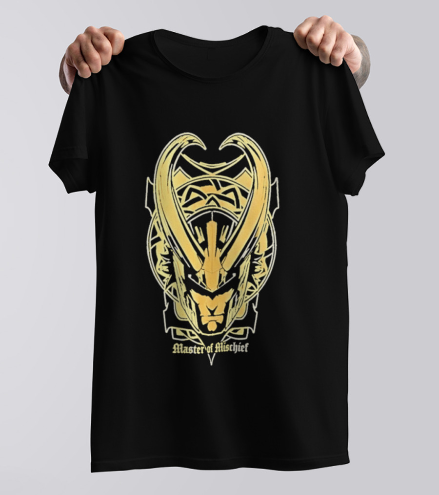 Loki Marvel Master Of Mischief Helmet T-Shirt