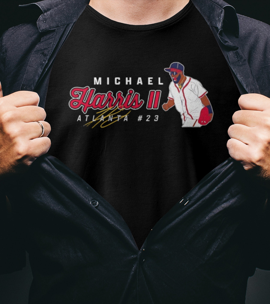 Michael Harris II Atlanta #29 Braves MLB 2026 T-Shirt