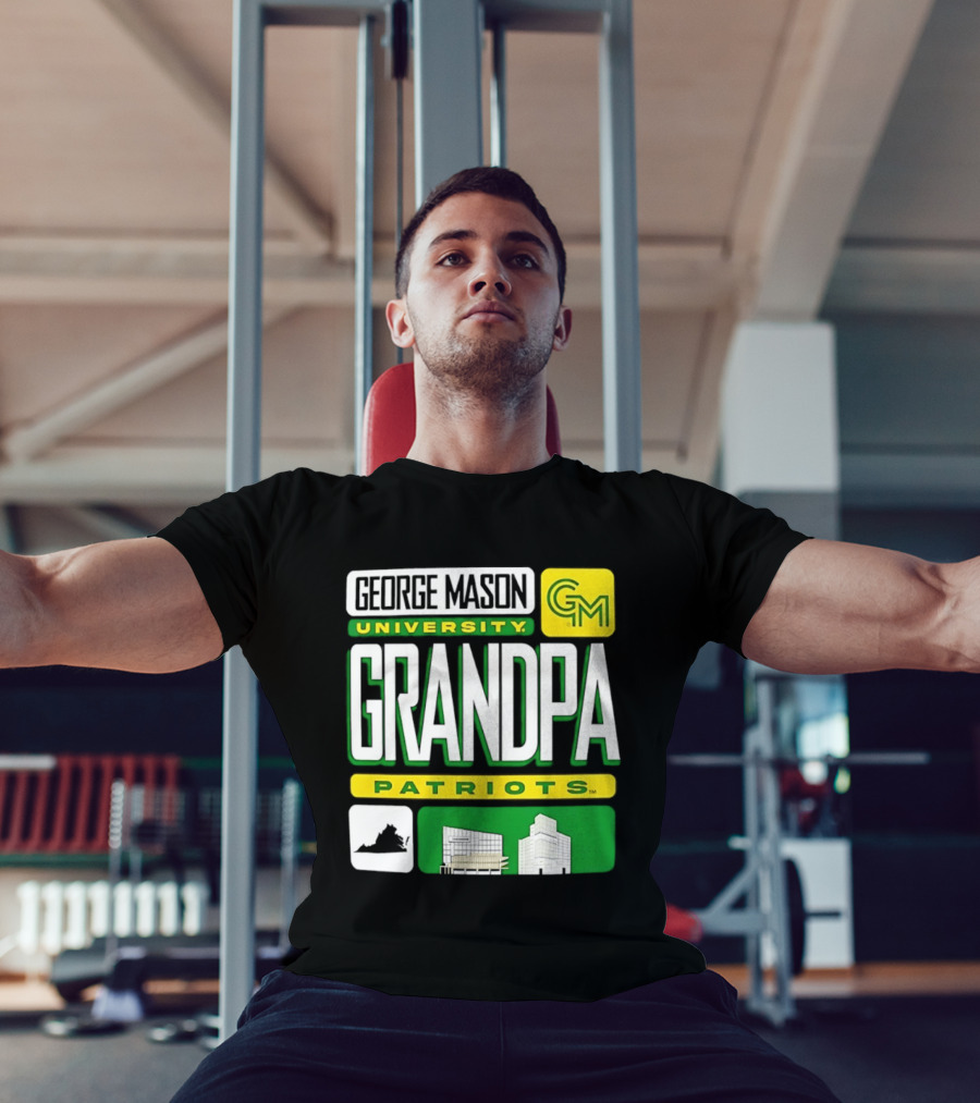 George Mason University Grandpa Patriots GM University T-Shirt