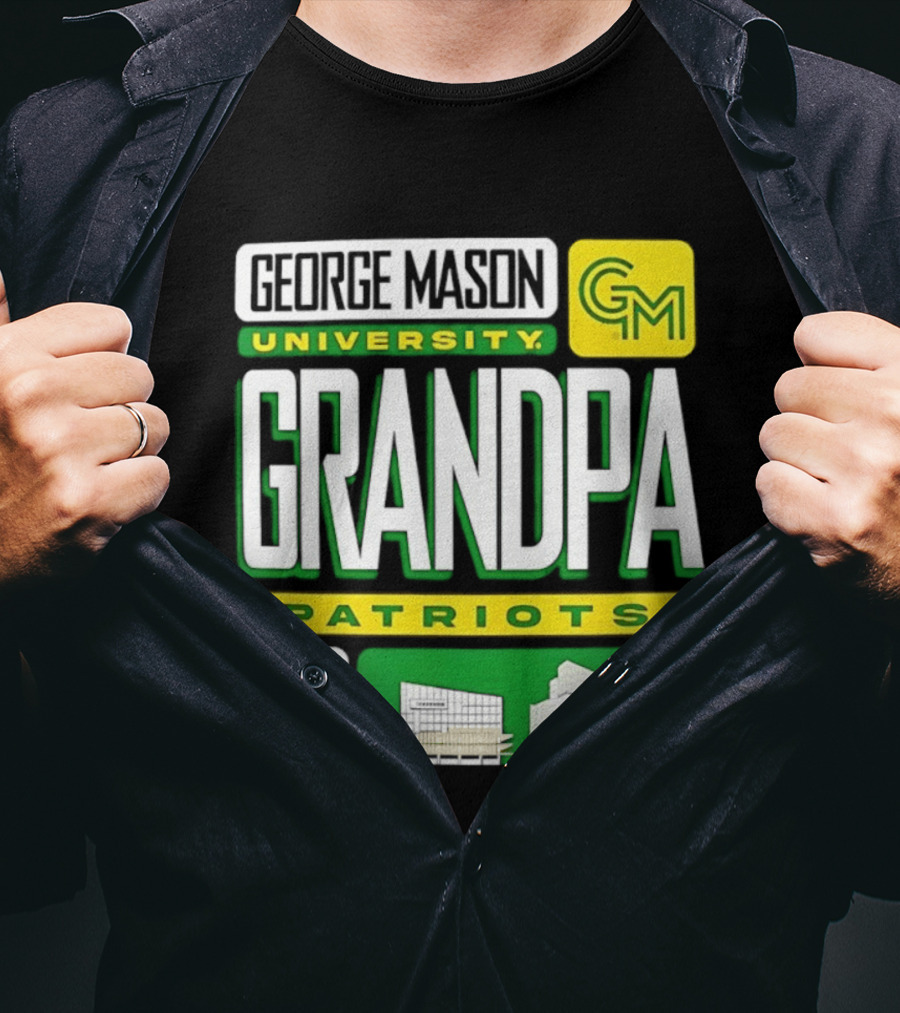 George Mason University Grandpa Patriots GM University T-Shirt