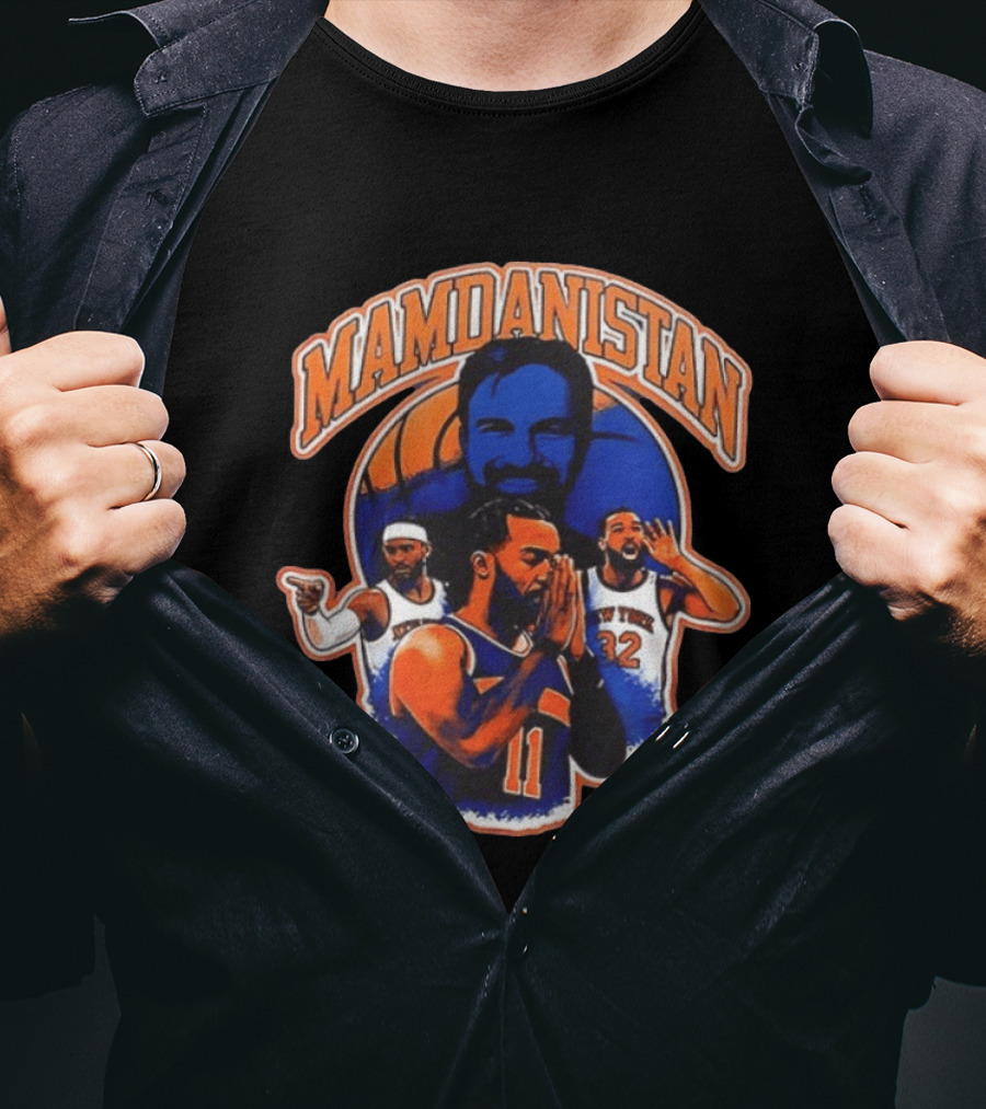 New York Knicks 2026 Mamdani MamdaniStan Basketball Team Players Zohran T-Shirt