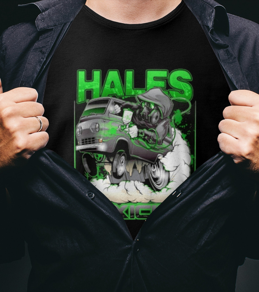 Hales Toxicity Gas Mask Graffiti Van Street T-Shirt