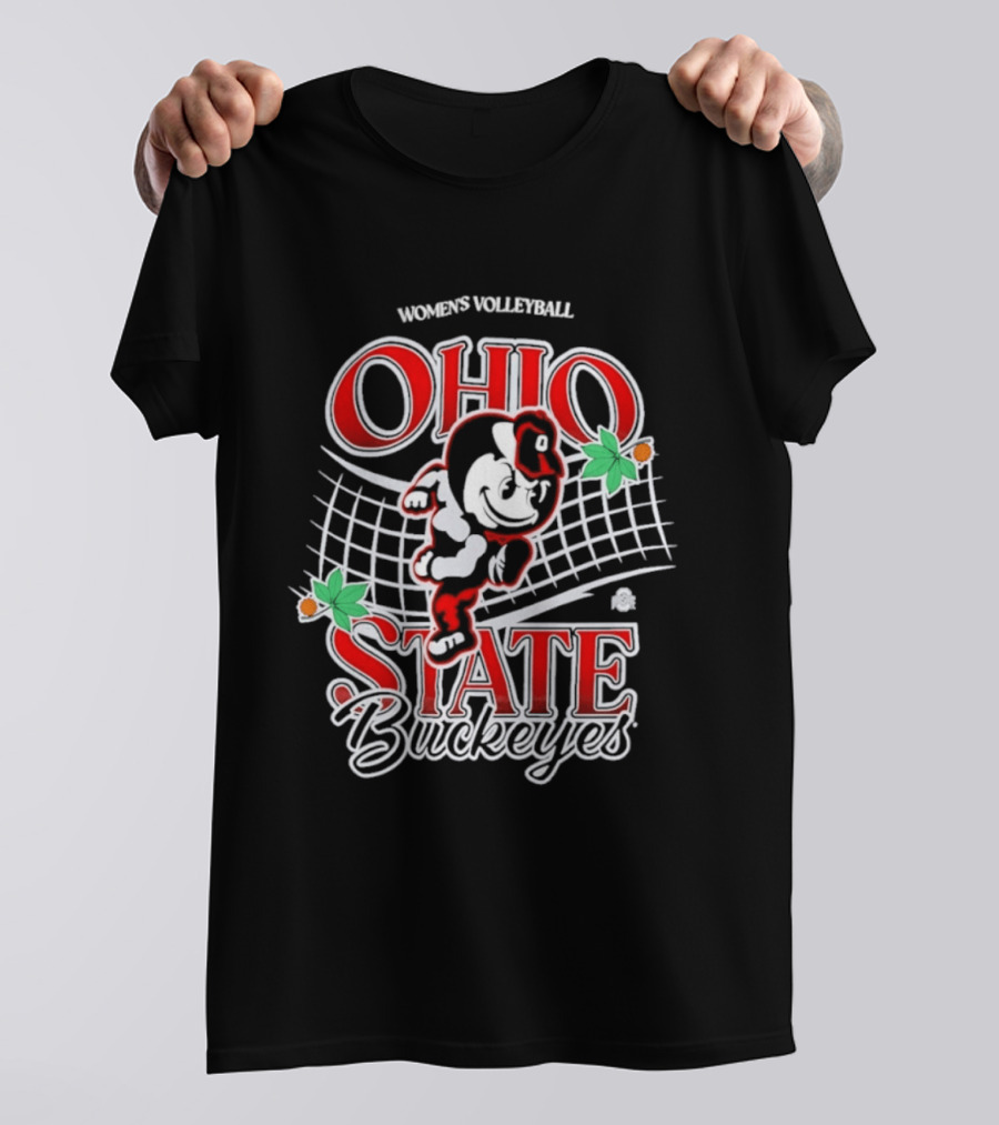 Ohio State Buckeyes Women's Volleyball Vintage Brutus T-Shirt