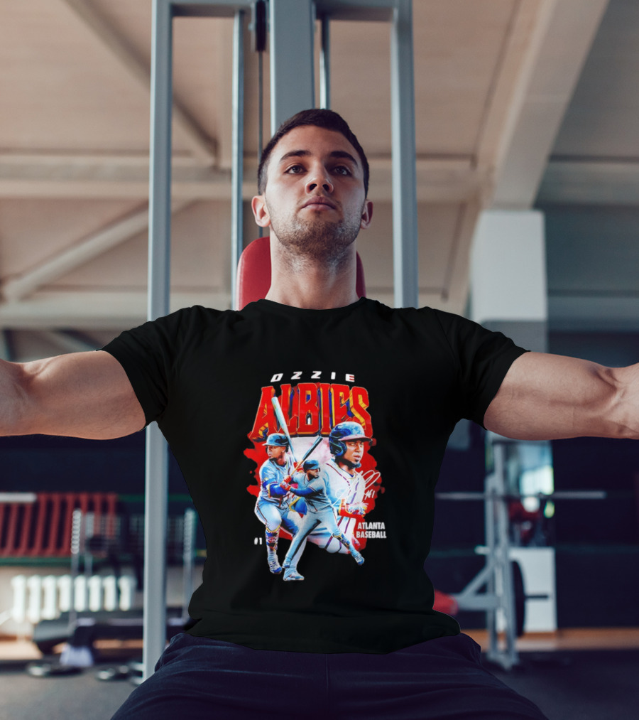 Ozzie Albies Atlanta Baseball 01 2026 MLB Collage T-Shirt