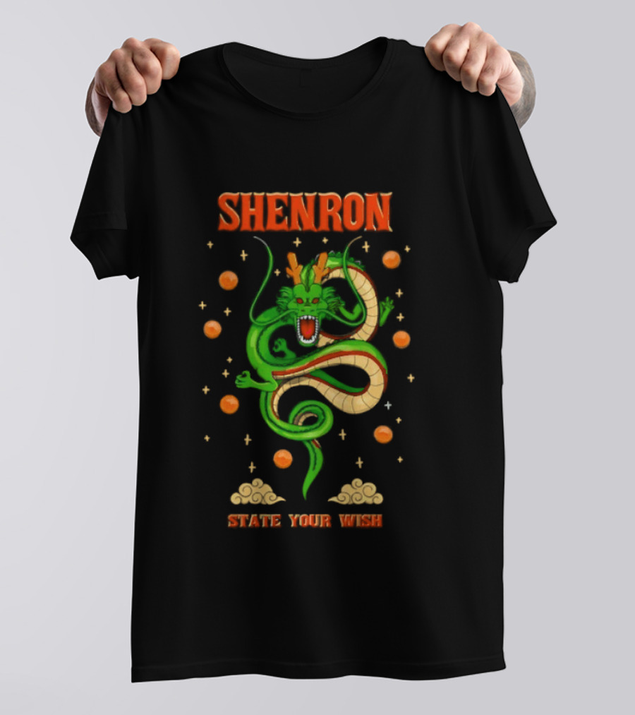 Shenron State Your Wish Dragon Ball Z Dragon Balls Anime T-Shirt