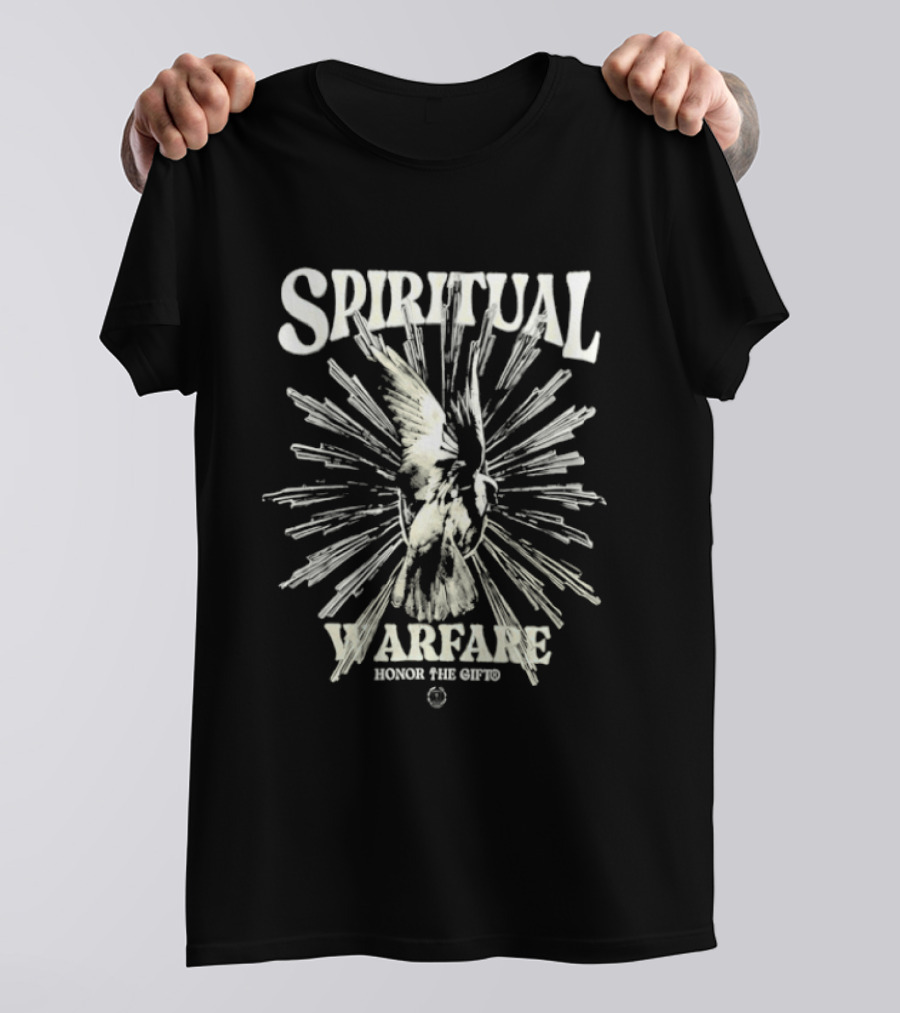 Spiritual Warfare Angelic Burst Honor The T-Shirt
