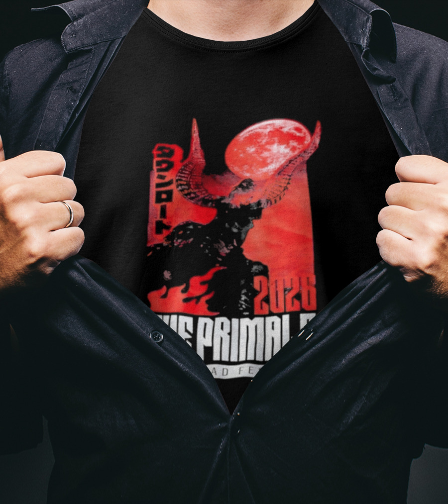 The Primals Download Festival 2026 Blood Moon 1312 Red Horns T-Shirt