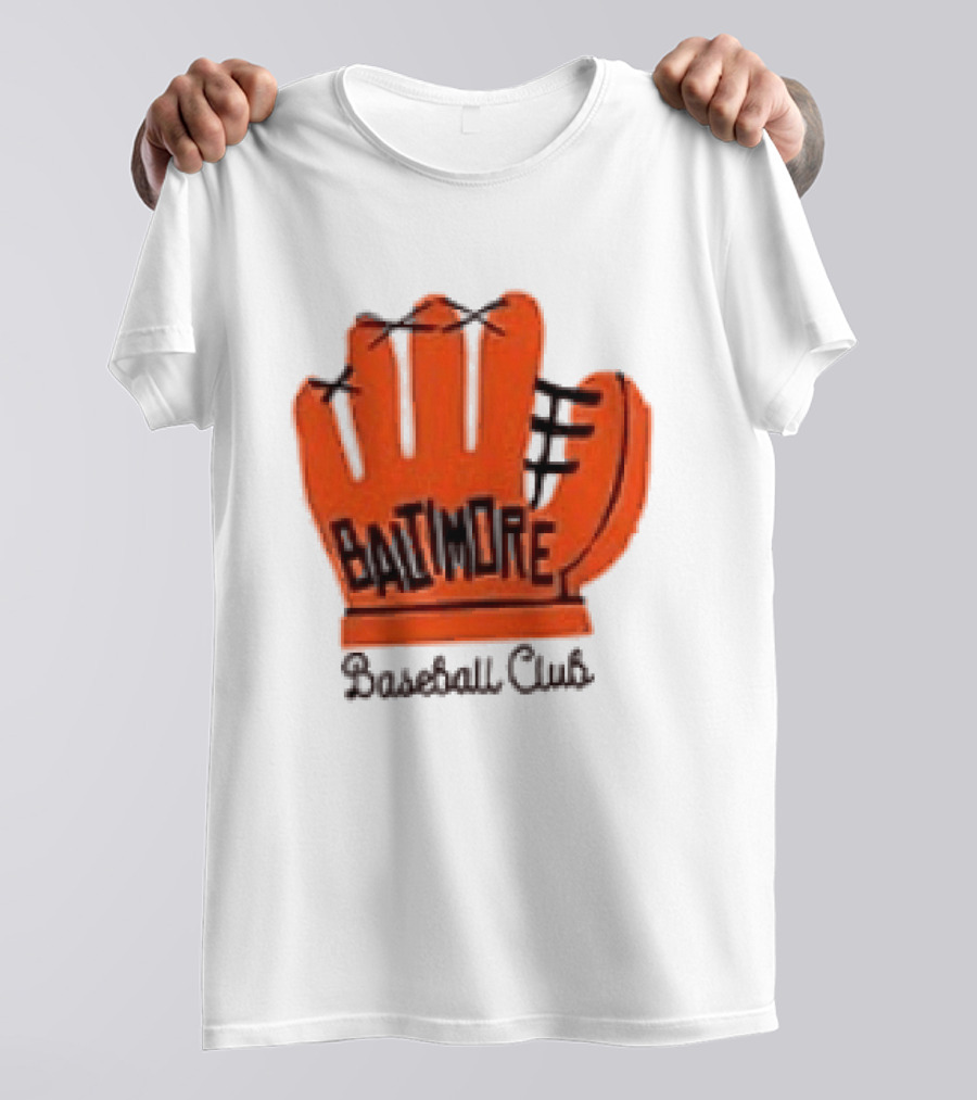 MLB Baltimore Orioles Baseball Club Orange Glove Always Better In Baltimore T-Shirt