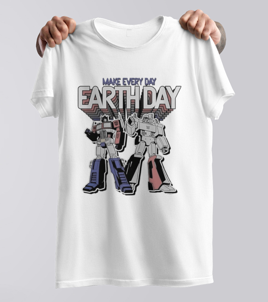 Make Every Day Earth Day Transformers T-Shirt