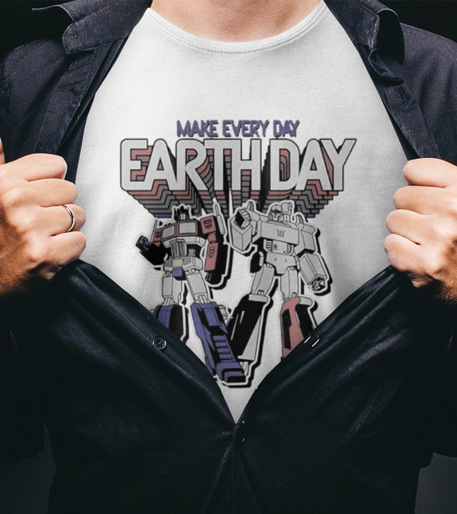 Make Every Day Earth Day Transformers T-Shirt