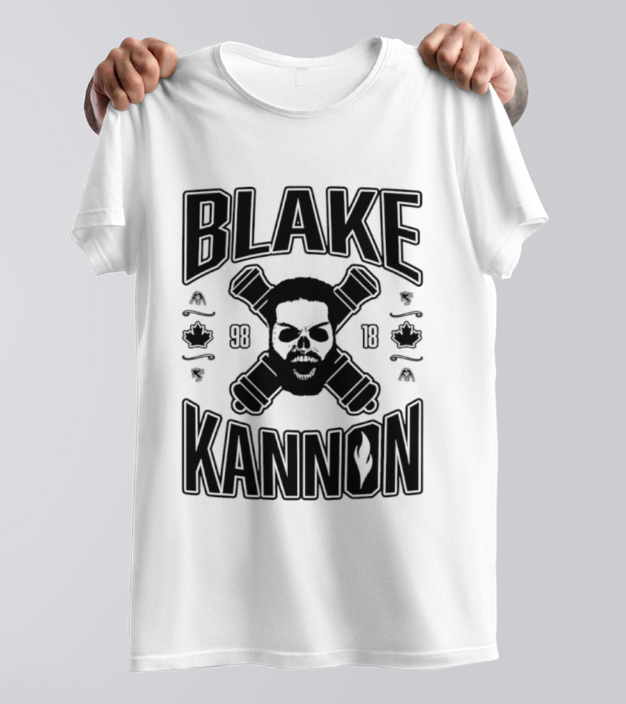 Blake Kannon 98 18 Skull Cannons Wrestling T-Shirt