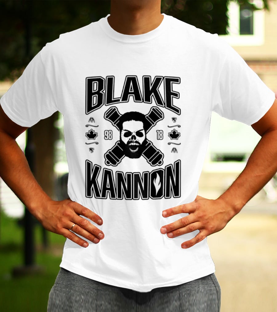 Blake Kannon 98 18 Skull Cannons Wrestling T-Shirt