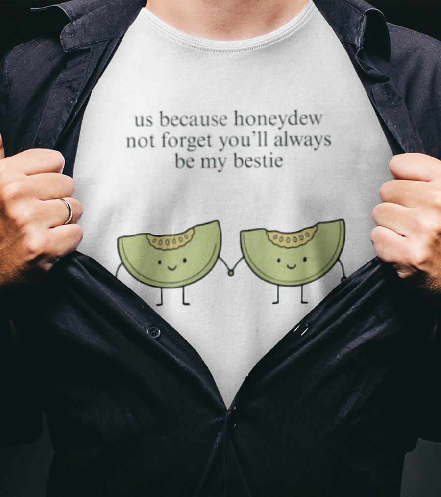 Us Because Honeydew Not Forget You'll Always Be My Bestie Melon Friendship T-Shirt