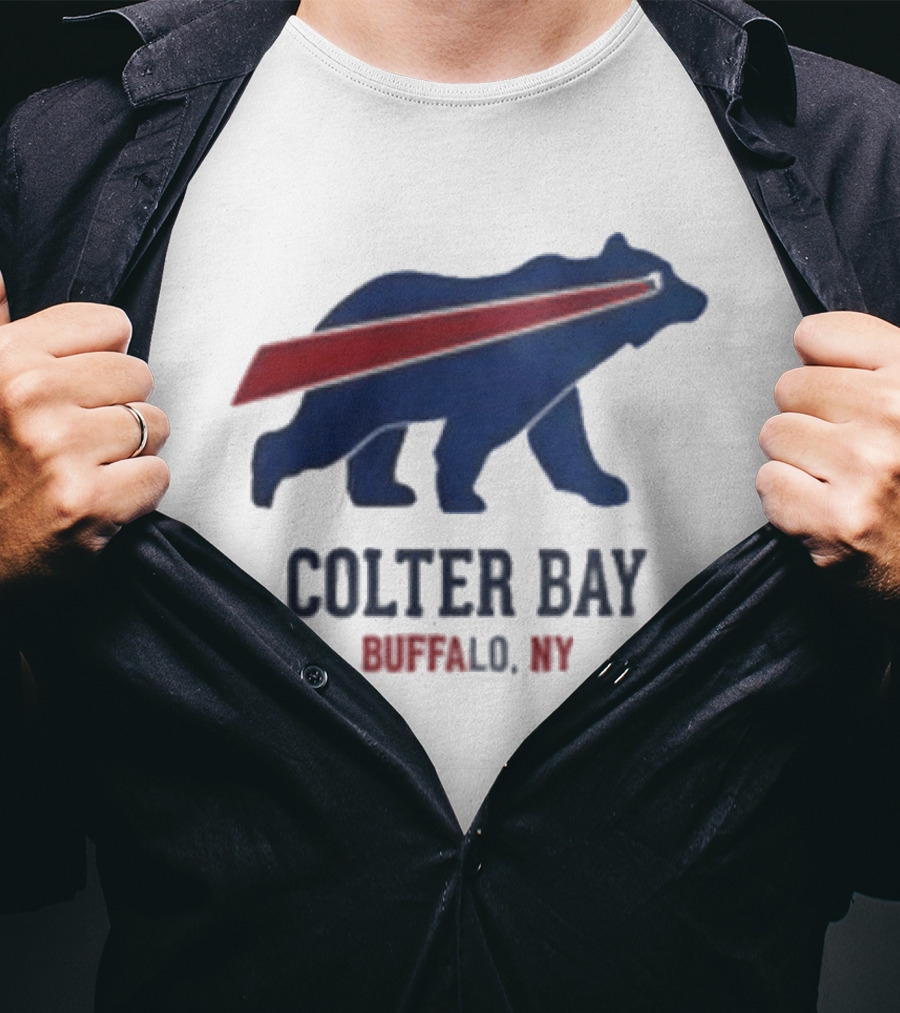 Buffalo Bills Colter Bay NY Beers Make Me Wanna Shout T-Shirt