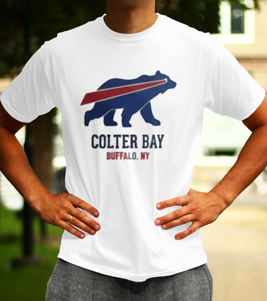 Buffalo Bills Colter Bay NY Beers Make Me Wanna Shout T-Shirt