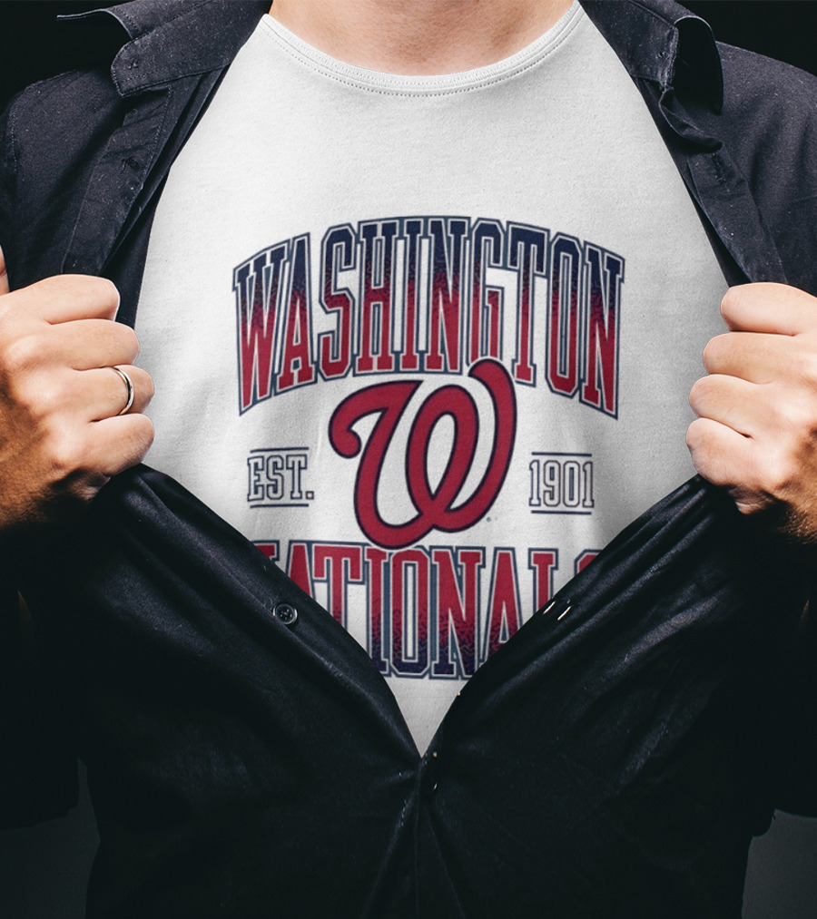 Washington Nationals Est 1901 MLB Baseball Vintage Red T-Shirt