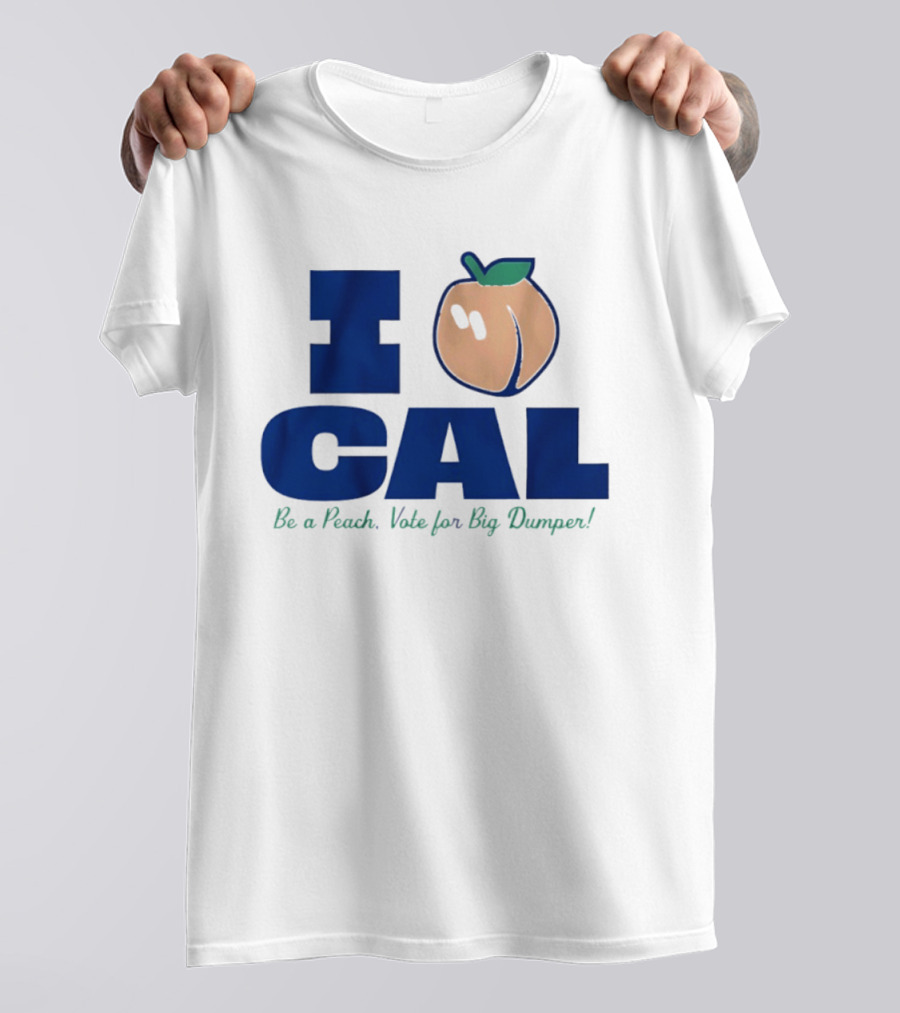 I Love Cal Peach Vote For Big Dumper Cal Raleigh T-Shirt