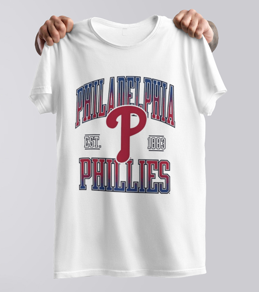 Philadelphia Phillies Est 1883 MLB Baseball P Icon Classic Team T-Shirt