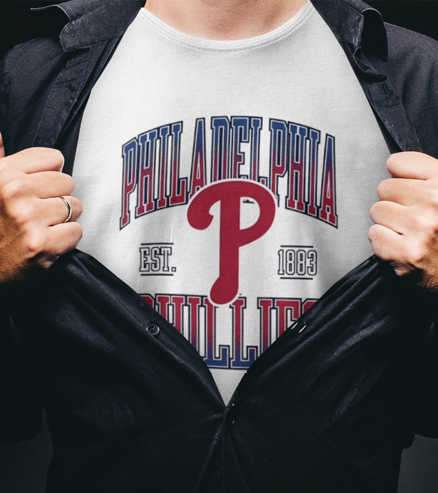 Philadelphia Phillies Est 1883 MLB Baseball P Icon Classic Team T-Shirt