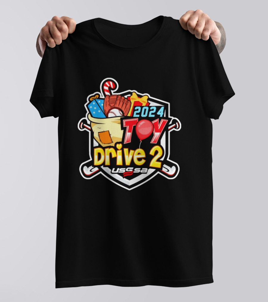 2024 USSSA Toy Drive 2 Baseball Event T-Shirt