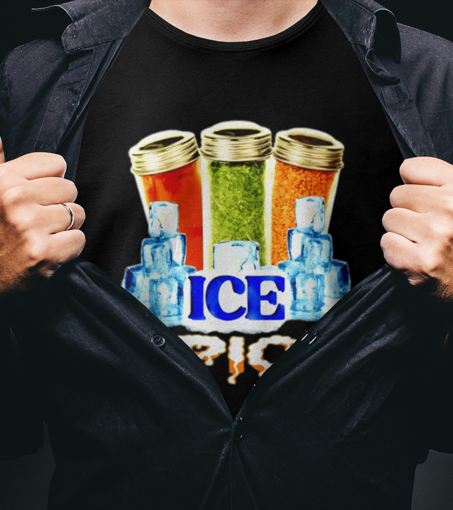 Ice Spice Iced Out Hip Hop Rap Music Funny Wordplay T-Shirt