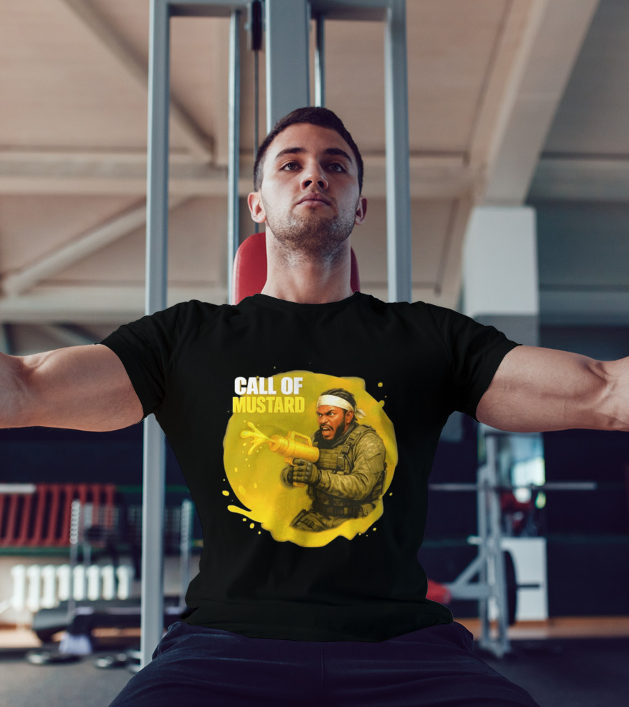 Call Of Mustard Diddy Funny Parody Combat Splash T-Shirt