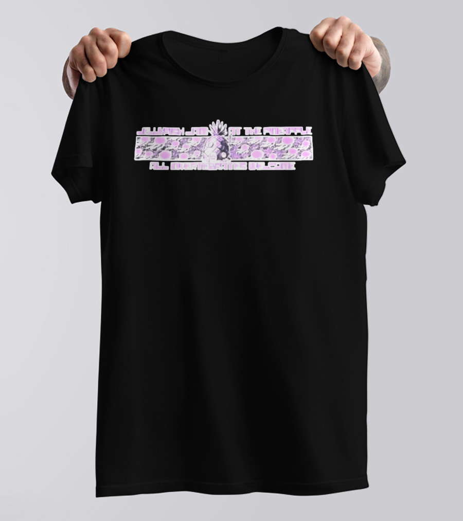 Jellyfish Jam At The Pineapple All Invertebrates Welcome T-Shirt