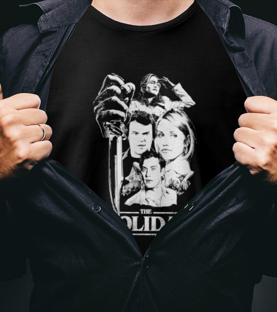 Kate Winslet Jack Black Cameron Diaz Jude Law The Holiday Horror Slasher Mashup T-Shirt