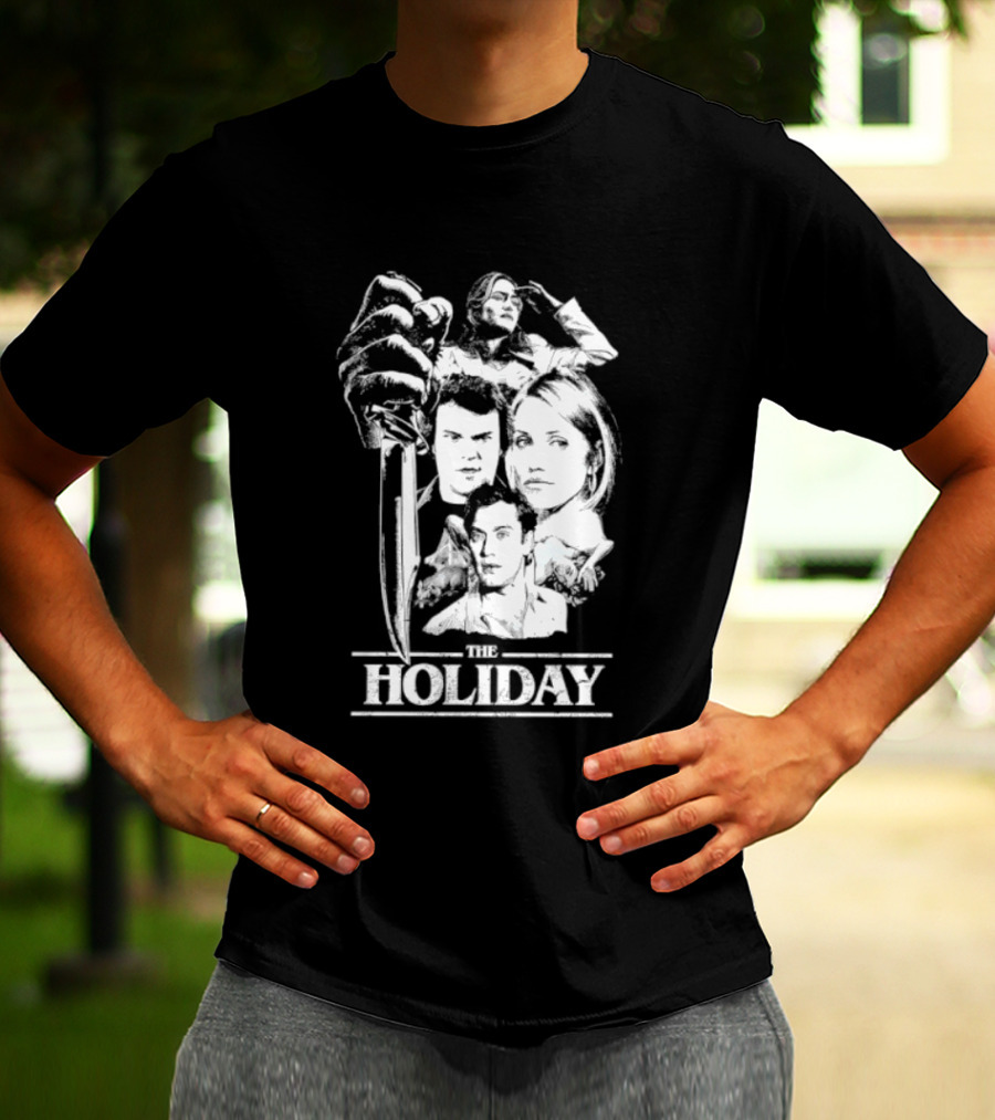 Kate Winslet Jack Black Cameron Diaz Jude Law The Holiday Horror Slasher Mashup T-Shirt