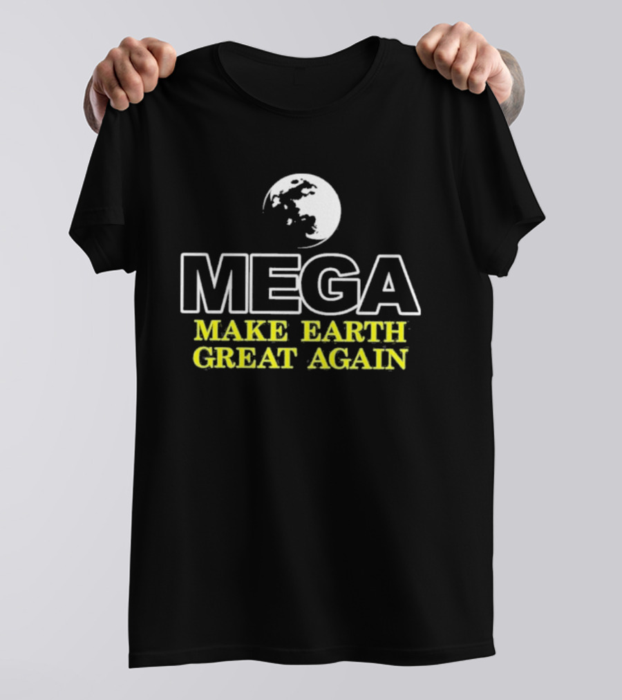 Count Binface MEGA Make Earth Great Again Planet T-Shirt
