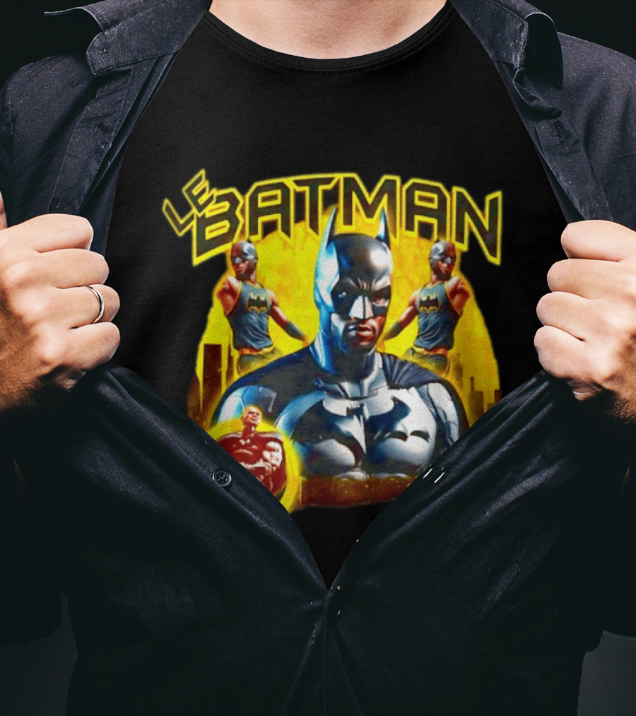 LeBron James LeBatman Crossover Philadelphia 76ers Basketball T-Shirt