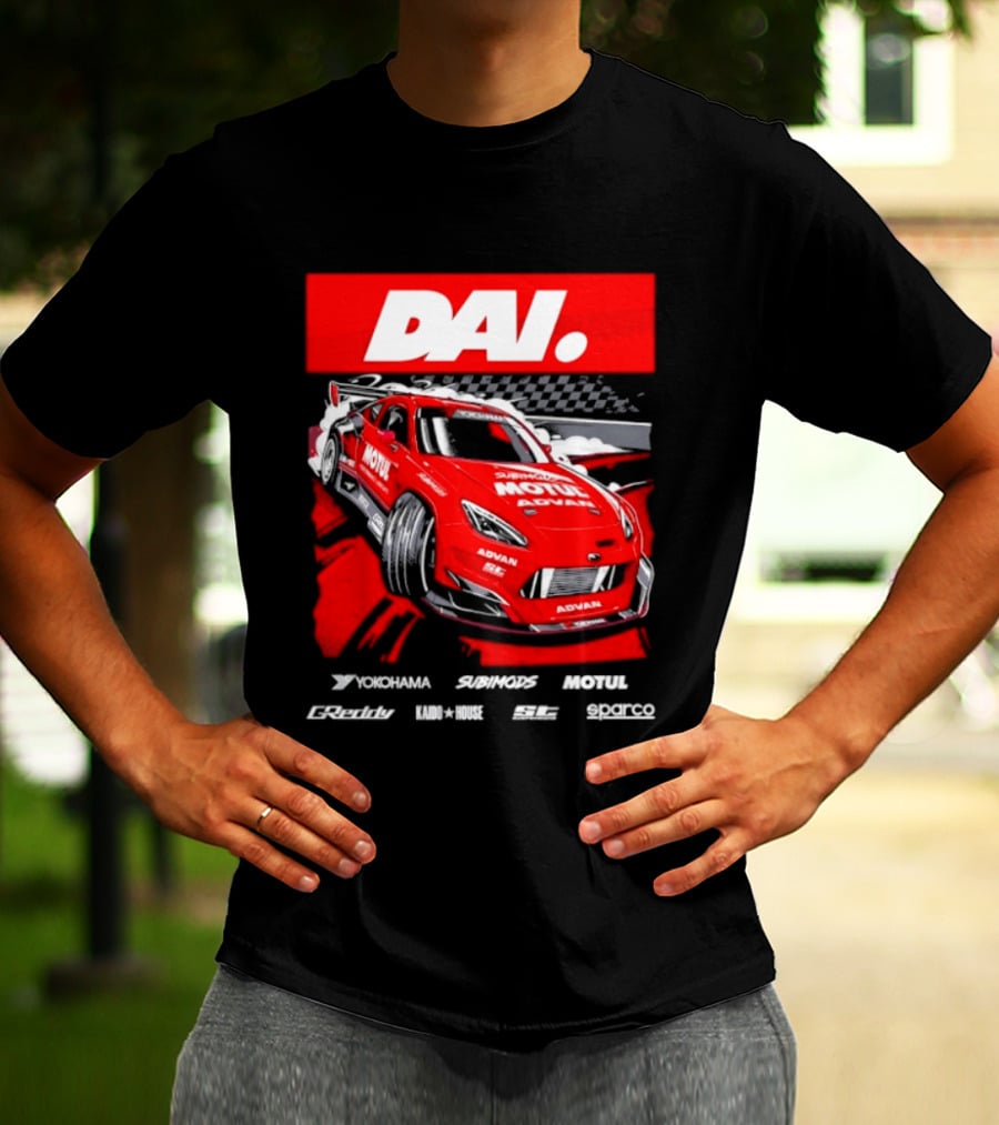 Dai Yoshihara Motul Advan Subimods Greddy Kaido House Sparco Yokohama Racing Car T-Shirt