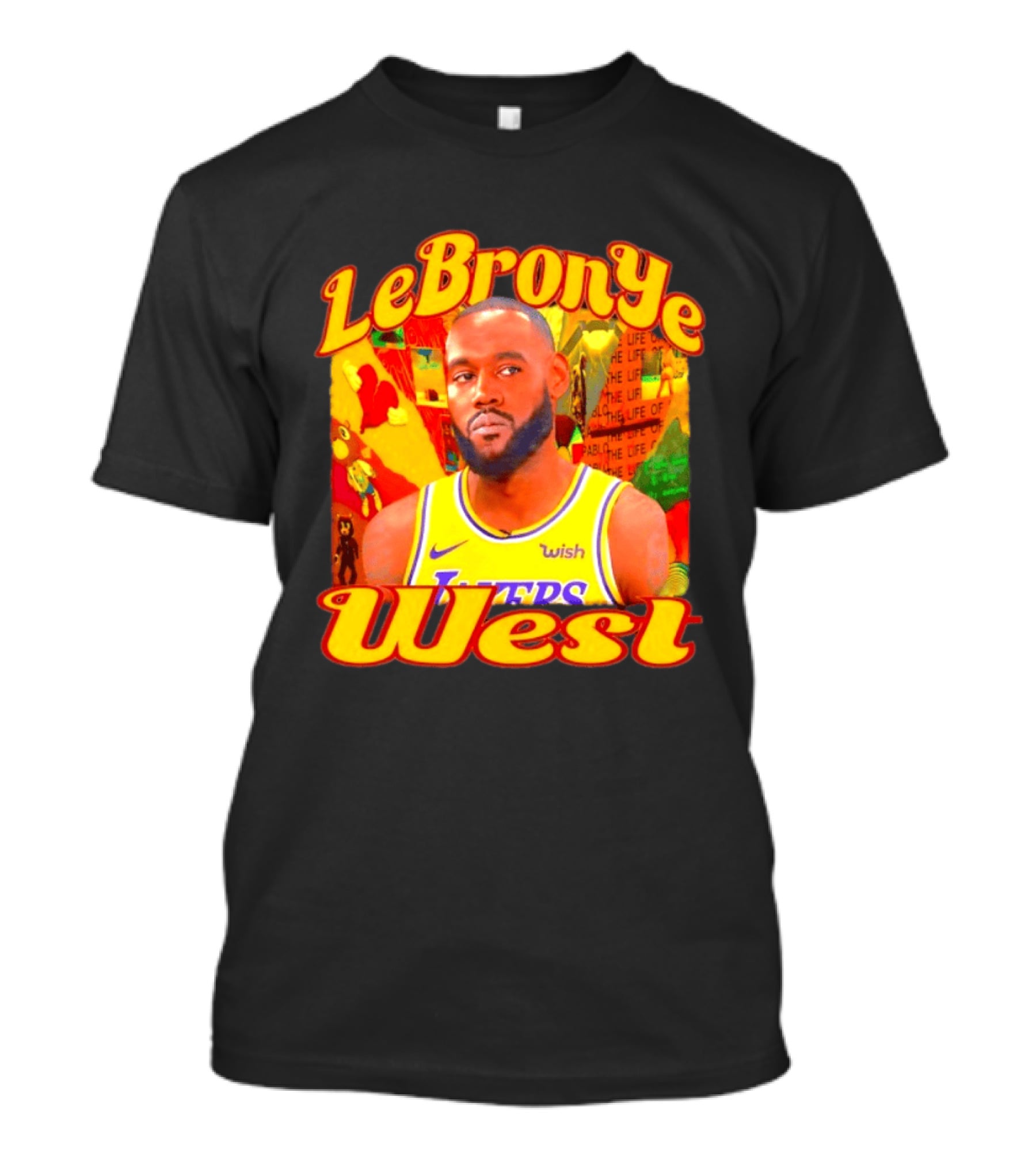 LeBronYe West Los Angeles Lakers Basketball T-Shirt