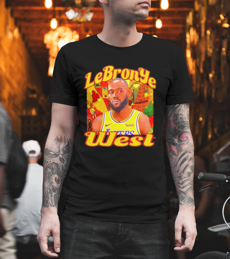 LeBronYe West Los Angeles Lakers Basketball T-Shirt
