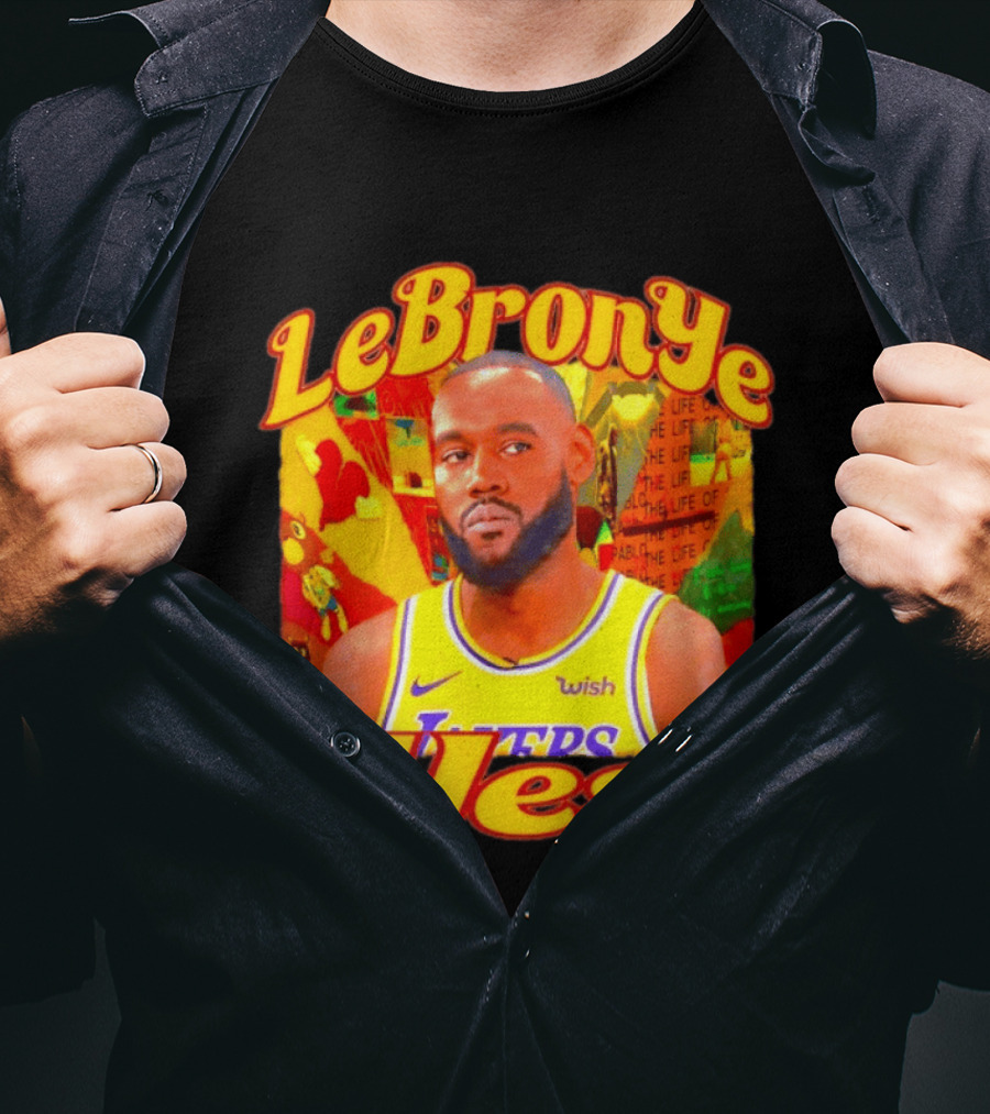 LeBronYe West Los Angeles Lakers Basketball T-Shirt